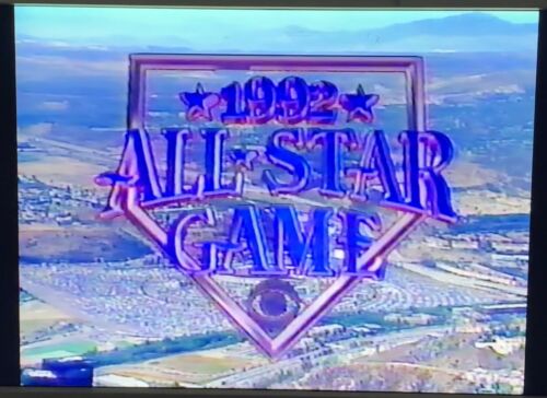 Blank Vhs Cbs Sports 1992 Mlb All Star Game Baseball Atlanta Commercials 3.5hr