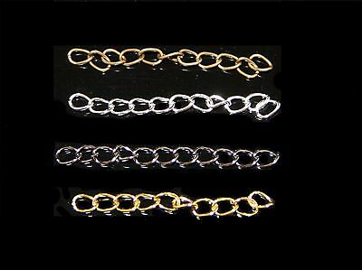 20/40/100 Extended Jewelry Chains Tail  45-50mm Multi Colors