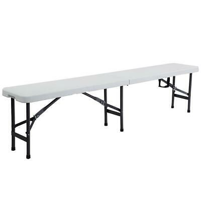 6'portable Folding Camping Bench Plastic In/outdoor Oicnic Party Dining Table