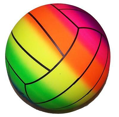 Rainbow Sports Volleyball Ball Kick Bounce Squeeze Novelty Play Toy Bouncing New