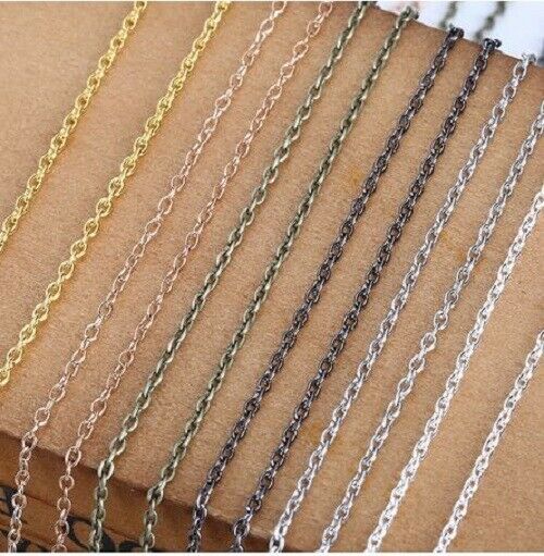 Necklace Chain 36"-72" Jewelry Making Chain Findings 11 Colors 1pc Not On A Roll
