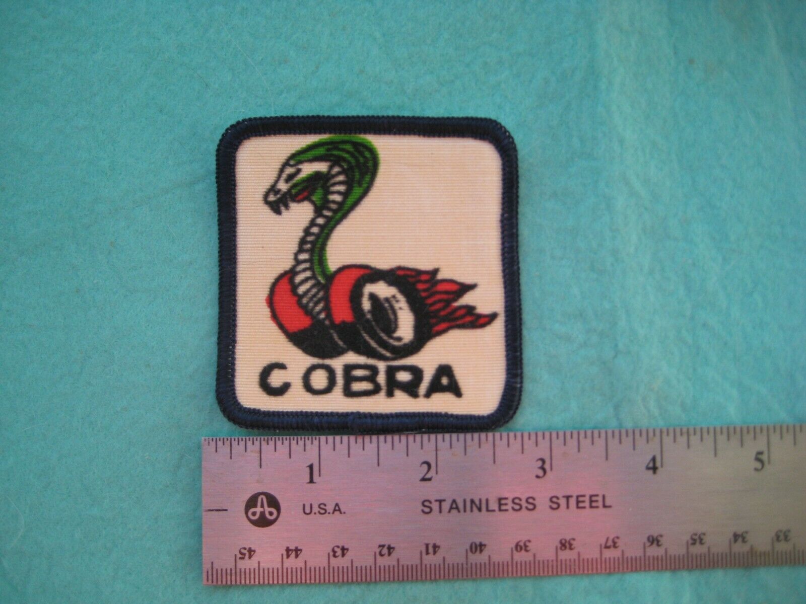 Vintage Ford Cobra Dealer Service Parts Uniform Patch