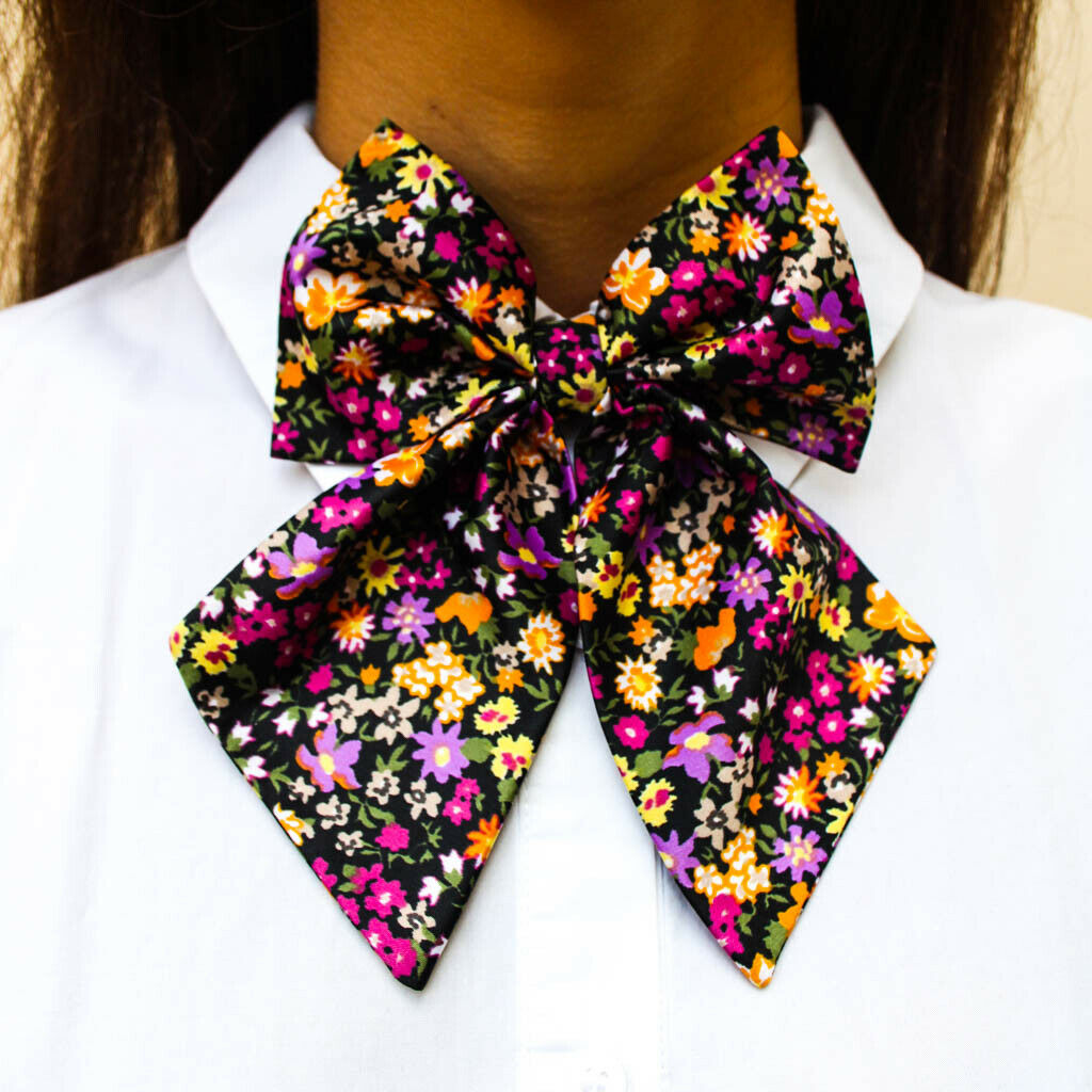 Women Bow Tie With Gift Box - Fashion Multi Color Pre-tied Bow Tie For Women