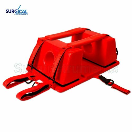 Emergency Spine Board Reusable Head Immobilizer For Ems/emt Red Color