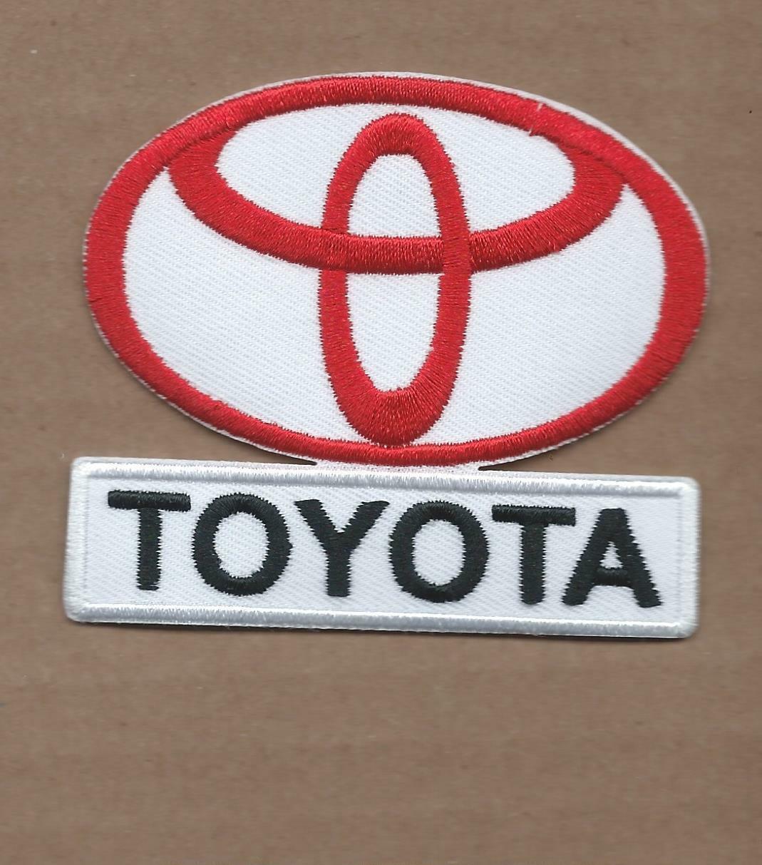 New 2 5/8 X 3 Inch Toyota Iron On Patch Free Shipping