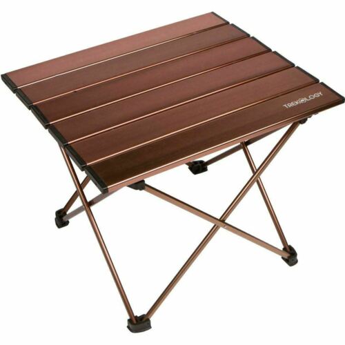 Trekology Small Camping Side Table, Folding Beach Table, Camp Picnic Backpacking