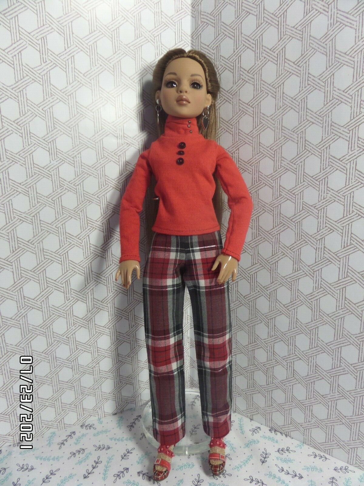 Ooak "longing For Winter" Outfit For Tonner Ellowyne Wilde Doll & Cami/tyler