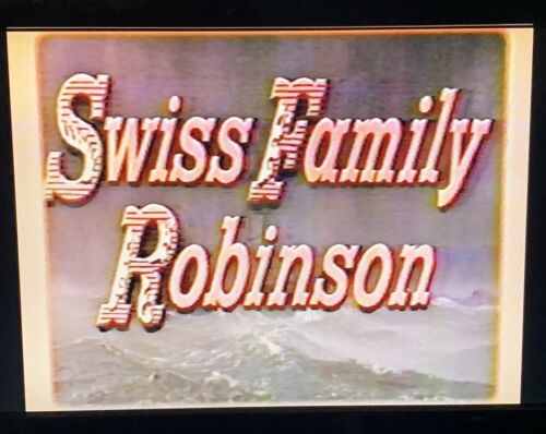 Blank Vhs Abc Disney Sunday Movie Swiss Family Robinson Eisner Commercial 86 2hr