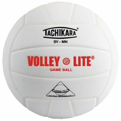 Tachikara Sv-mn Volley-lite Game Ball White/red Volleyball New In Box