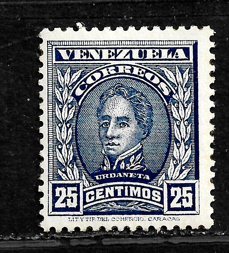 Hick Girl- Mint Venezuela Stamp   Sc#283   1911  Bolivar Issue     G267