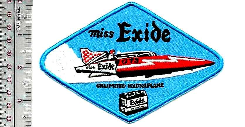 Vintage Hydroplane Miss Exide U-75 1963 Unlimited Class Thunderboat Racing