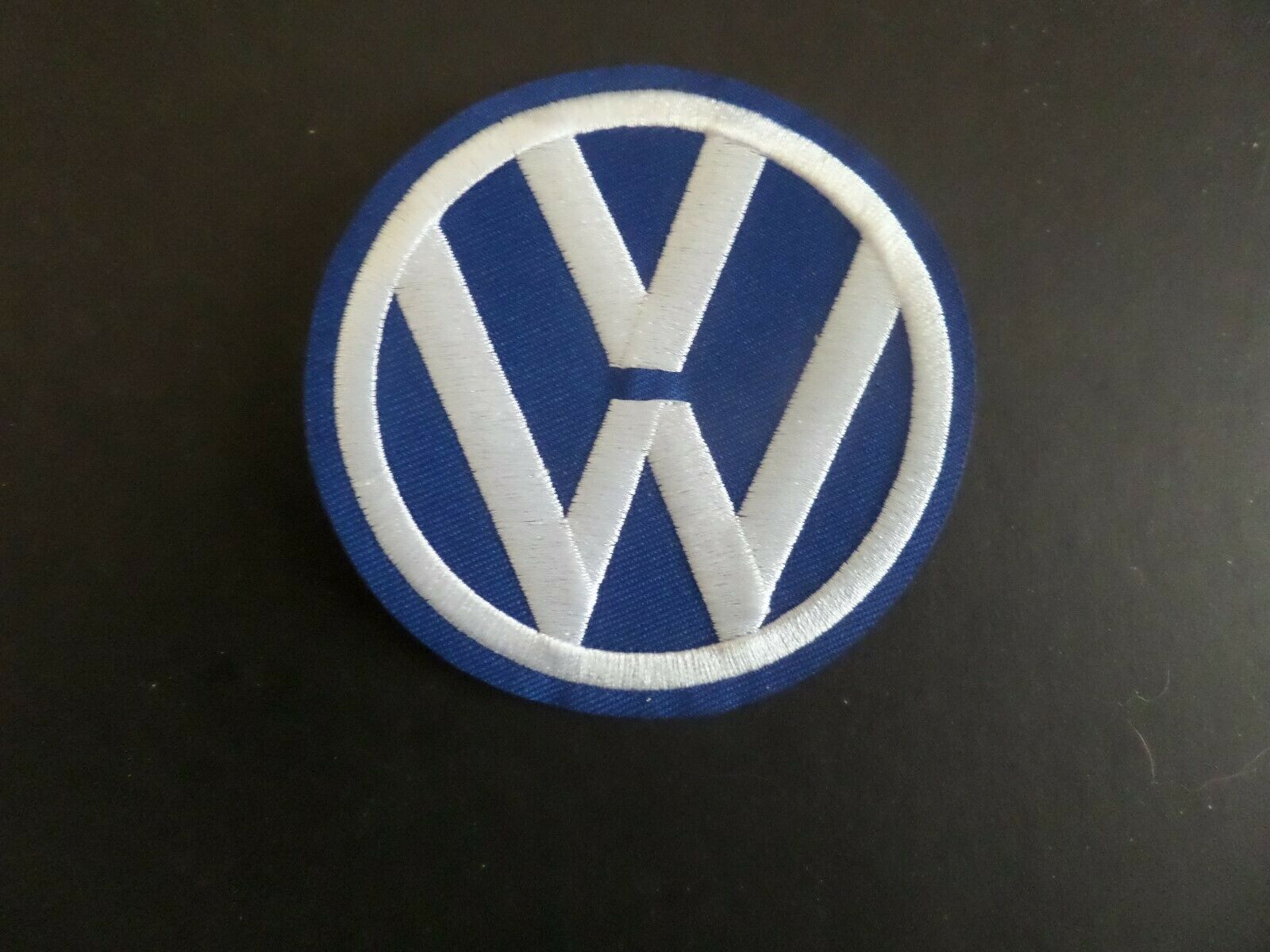 "vw Volkswagen" Auto  Embroidered Iron On Patches 3-1/4 X 3-1/4