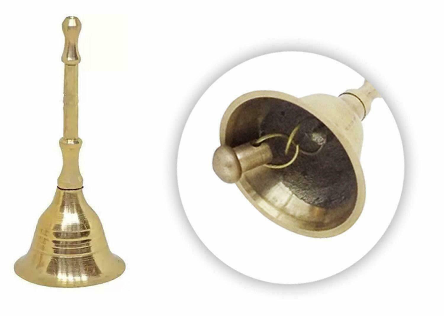 Prayer Bell Ghanti Temple Hindu Pooja Puja Article Traditional Brass Instrument