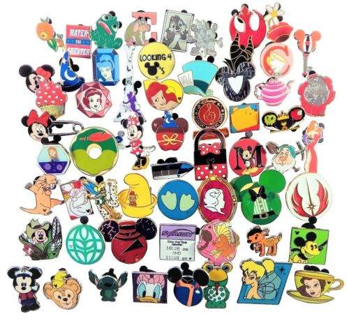 Disney Pin Trading 10 Assorted Pin Lot - Brand New Pins - No Doubles - Tradable