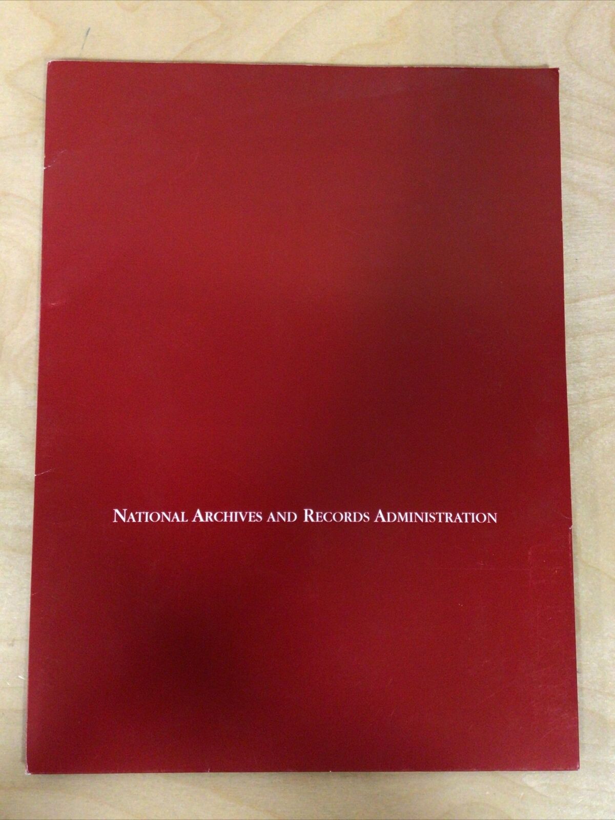 National Archives & Records Administration Program (2003) Tom D. Crouch