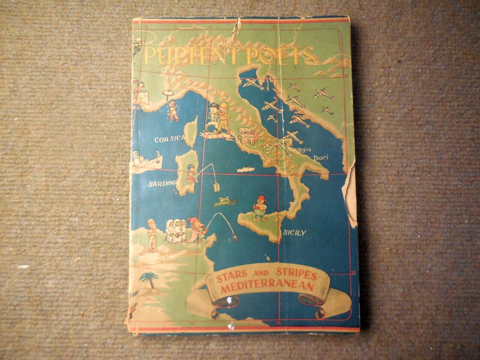 Wwii Stars And Stripes Mediterranean Puptent Poets Book Italy