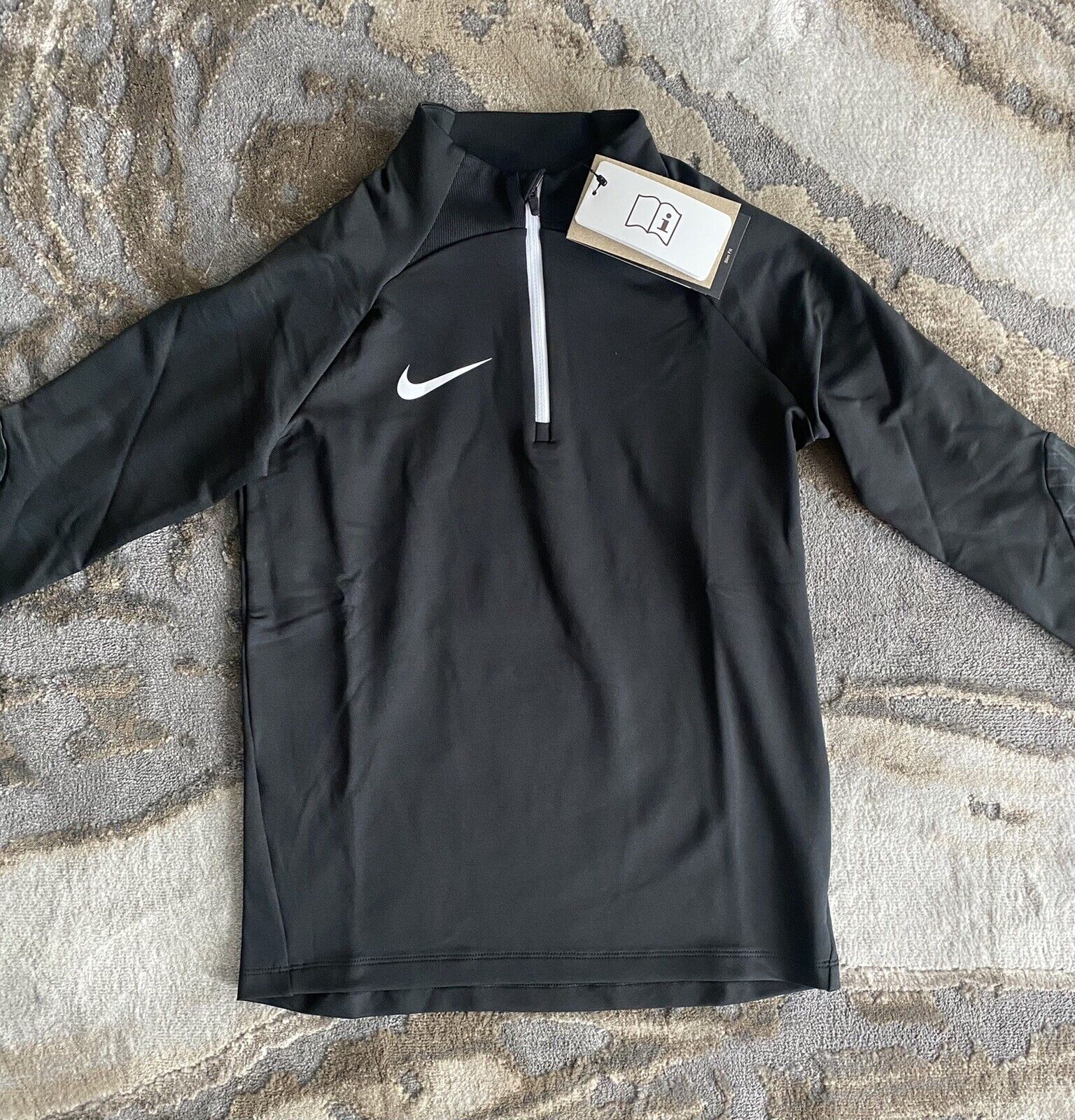 Nike Dri-fit Youth Unisex Activewear 1/4 Zip Pullover Size Medium
