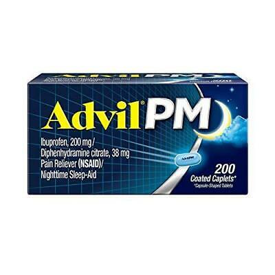 Advil Pm Pain Reliever/nighttime Sleep Aid,,200 Cts
