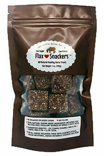 Flax Snackers Low Sugar, Low Starch Healthy Horse Treats 7oz.