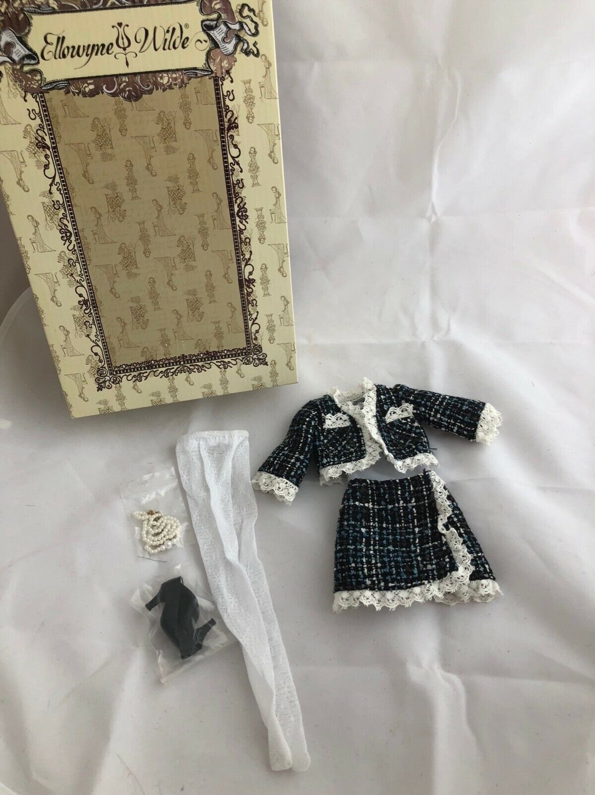 Doll Outfit For Tonner Ellowyne Wilde ~ Tweed, Seriously? ~ Fashion Skirt Jacket