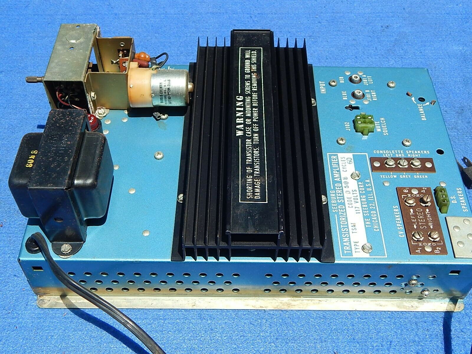 Seeburg Lpc1 Lpc480 Transistorized Stereo Amplifier Type Tsa1