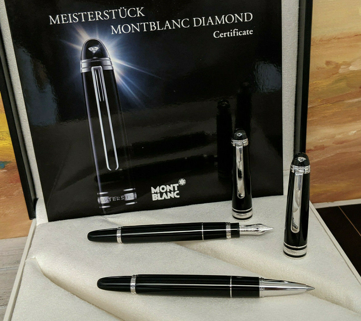 Montblanc Homage W.a. Mozart 0.03ct Diamond Rollerball & Fountain Pen Set, Small