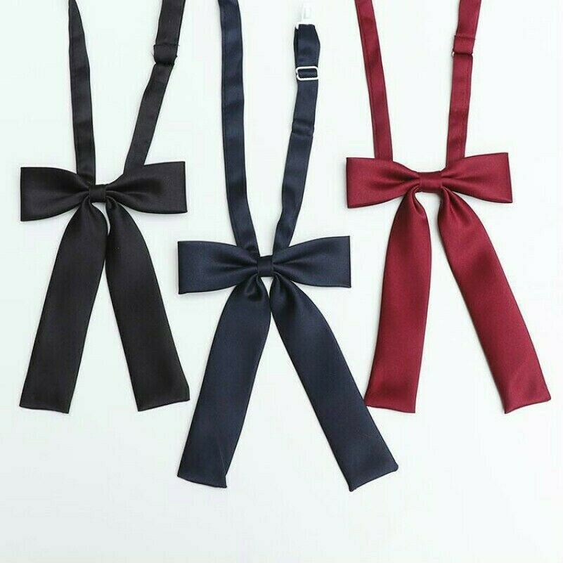 Girls Japanese Jk Uniform Lolita Bow Tie Cosplay Neck Tie Ribbon Adjustable Cute